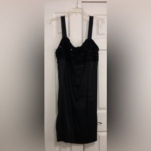 R&M‎ Richards formal black midi dress size 22W plus sequins